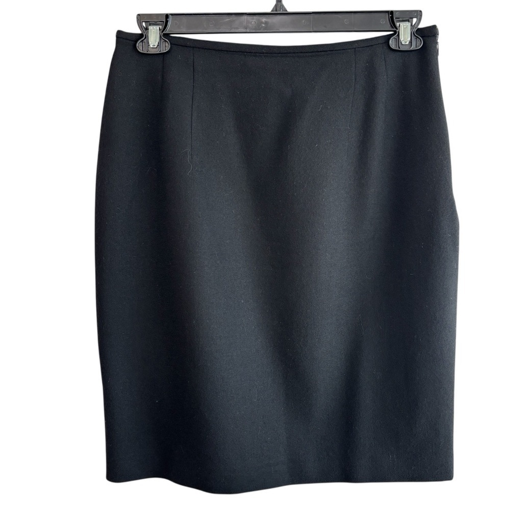 Linda Allard Ellen Tracy 100% Wool  Pencil Skirt Womens Size 12 Classic Career